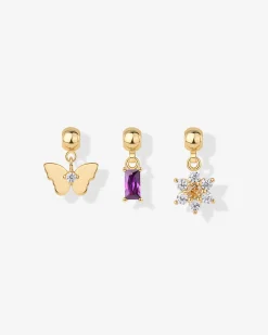 PAVOI Charms|Pendants-Whimsy Butterfly Charm Necklace