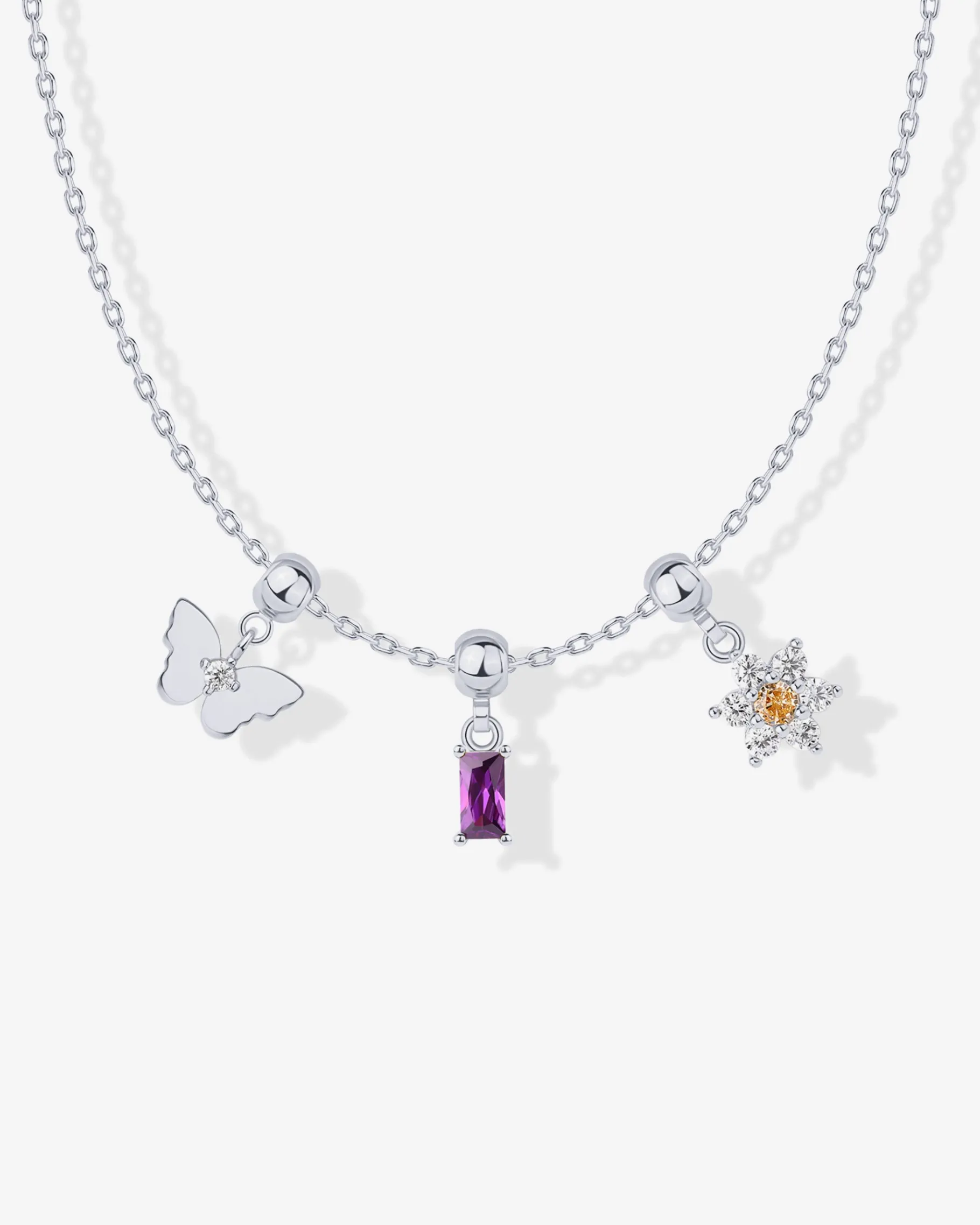 PAVOI Charms|Pendants-Whimsy Butterfly Charm Necklace