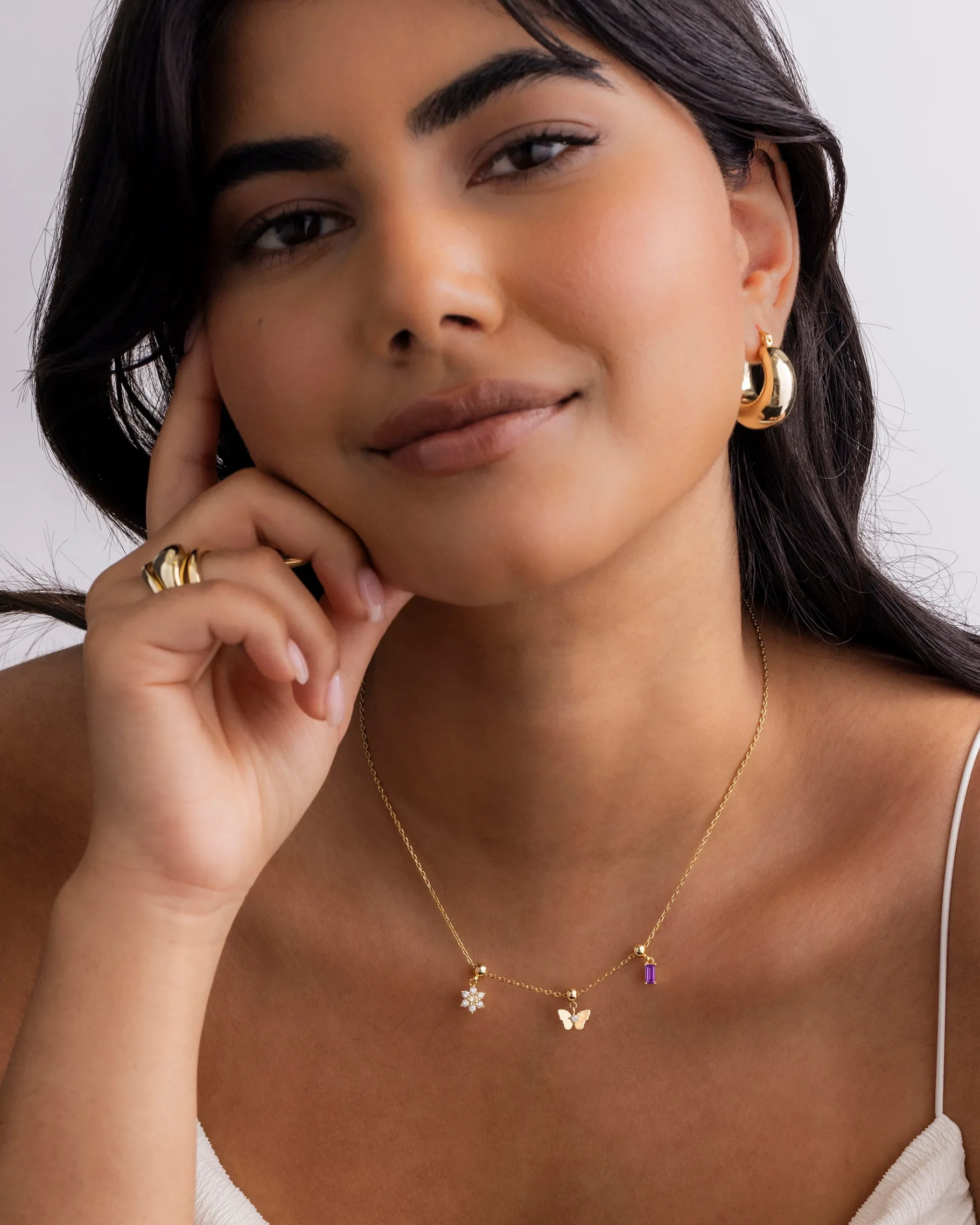 PAVOI Charms|Pendants-Whimsy Butterfly Charm Necklace