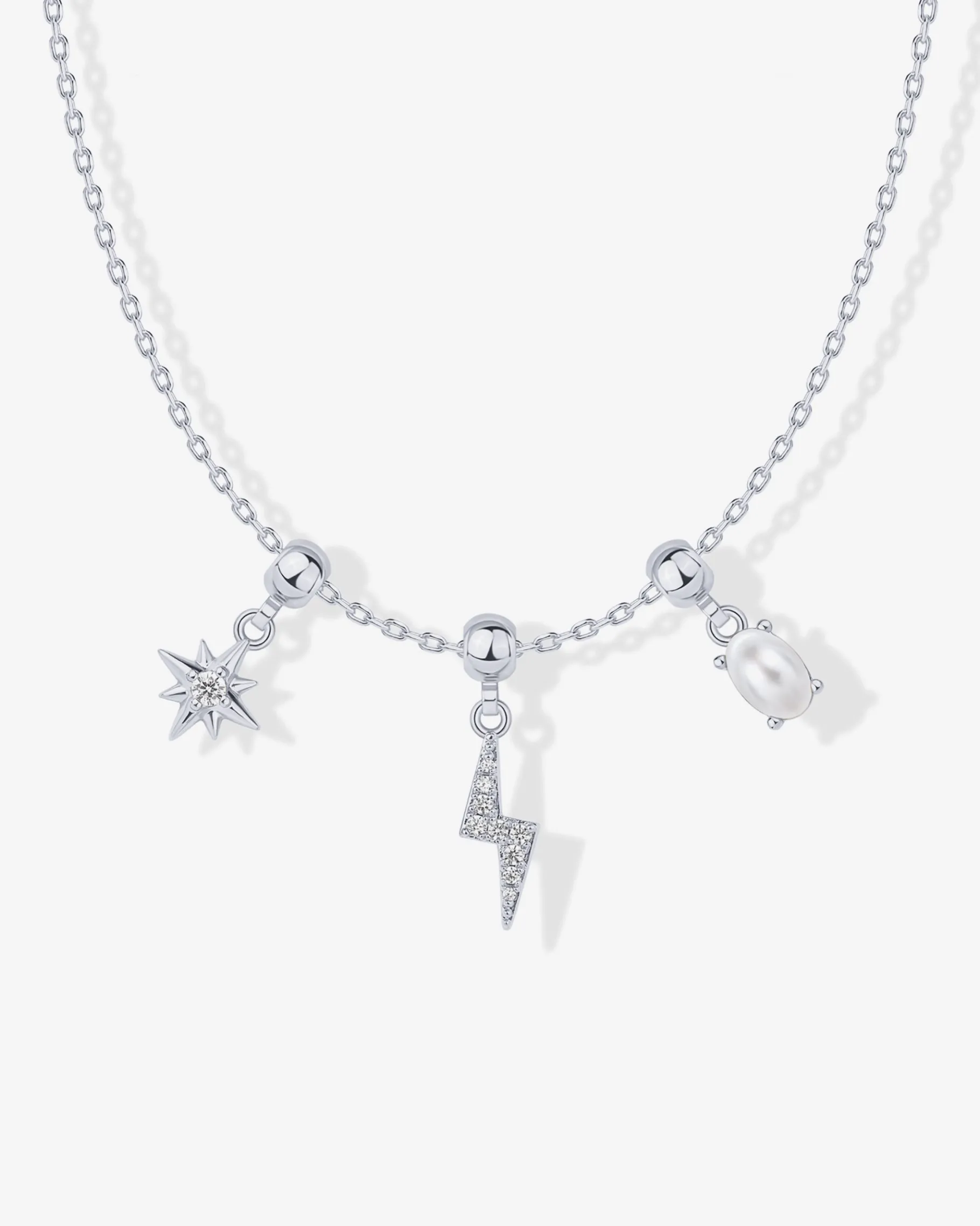 PAVOI Charms|Pearls-Whimsy Celestial Charm Necklace