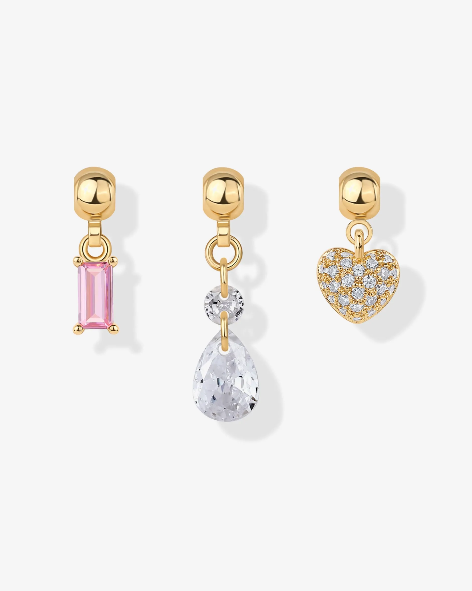 PAVOI Charms|Pendants-Whimsy Heart Charm Necklace