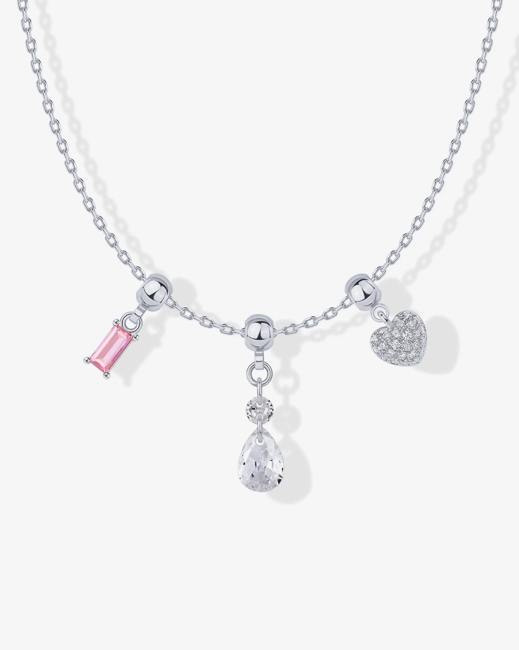 PAVOI Charms|Pendants-Whimsy Heart Charm Necklace