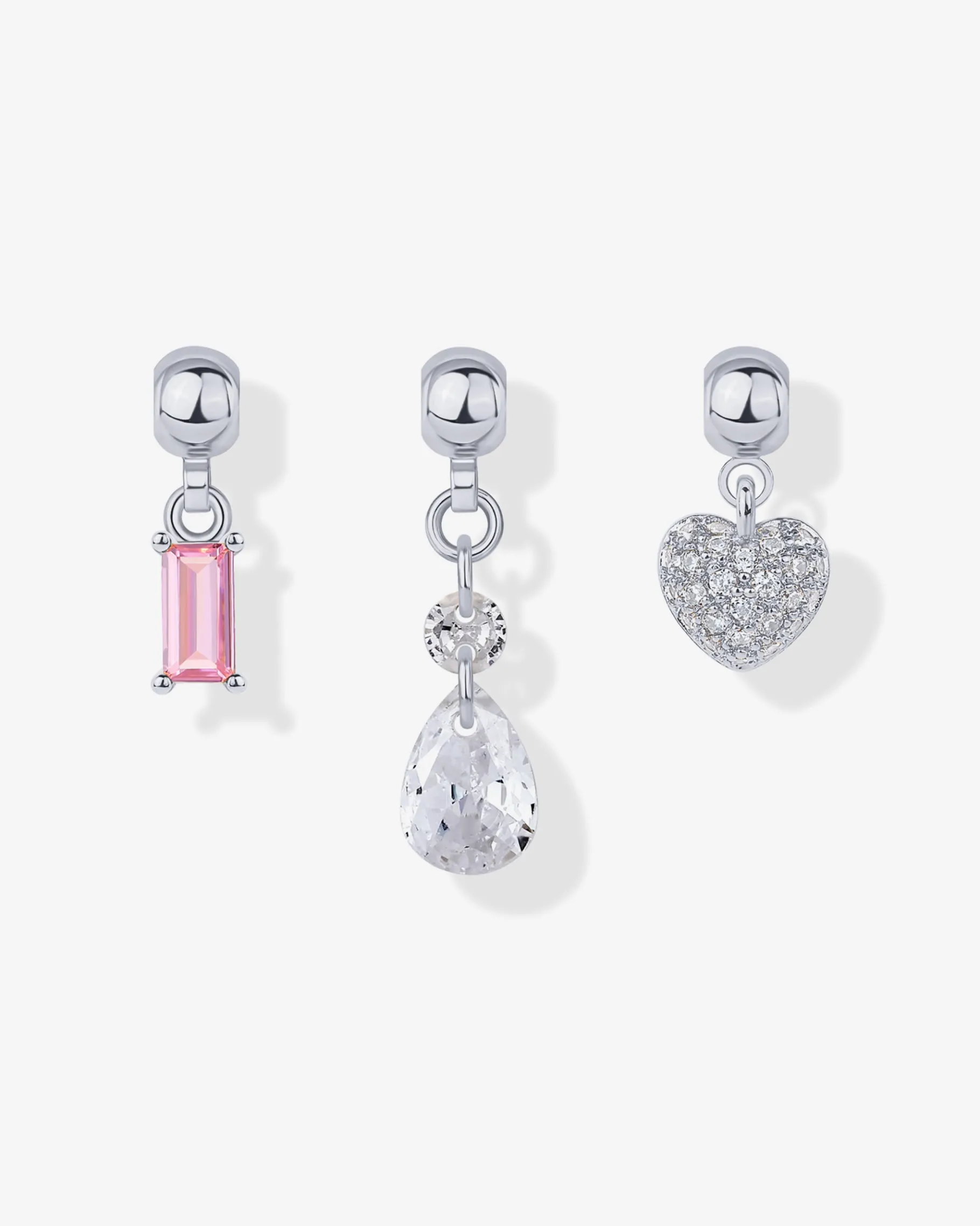 PAVOI Charms|Pendants-Whimsy Heart Charm Necklace