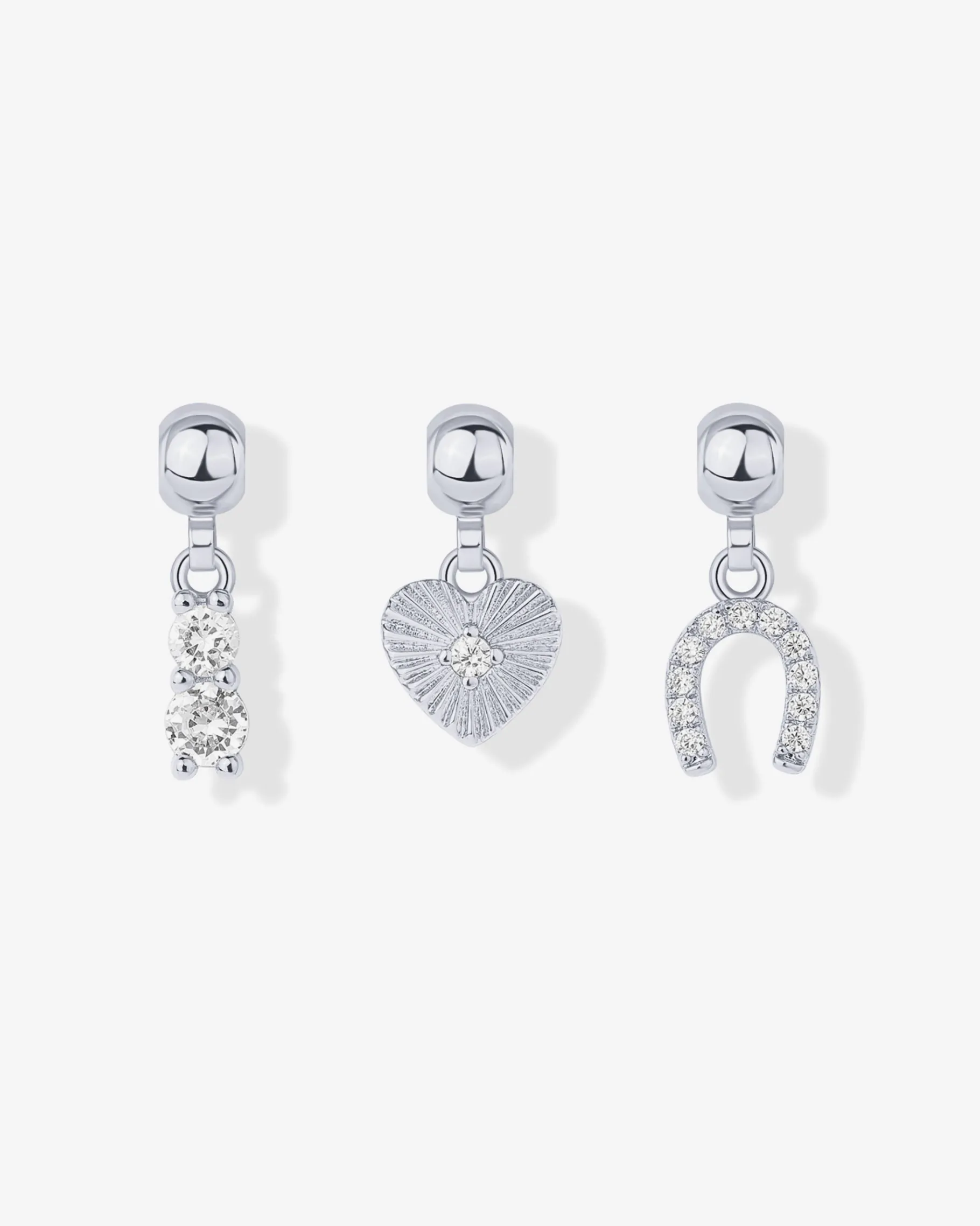 PAVOI Charms|Pendants-Whimsy Horseshoe Charm Necklace