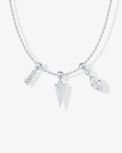 PAVOI Charms|Pendants-Whimsy Spike Charm Necklace