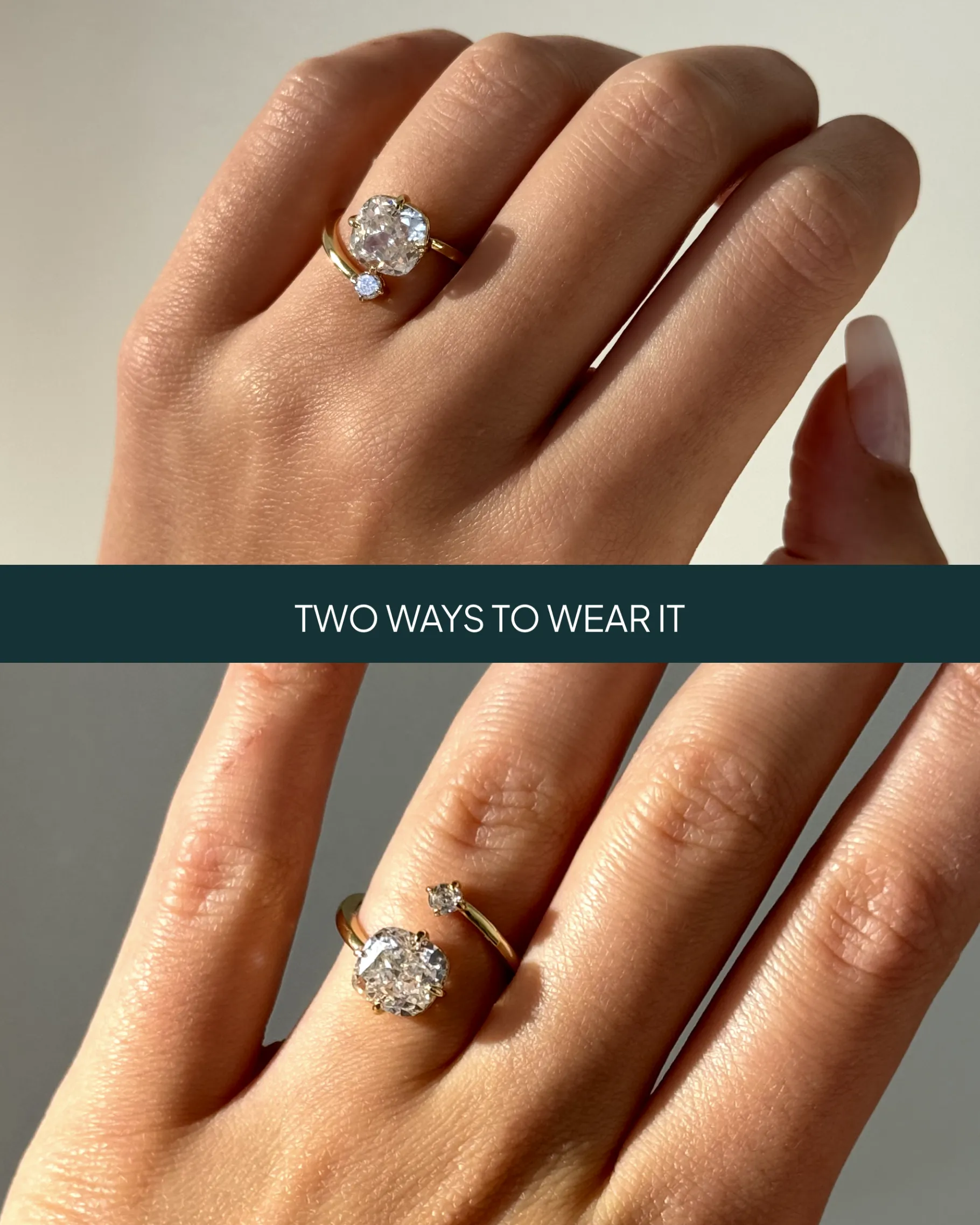 PAVOI Engagement-Wrapped Around Your Finger Ring